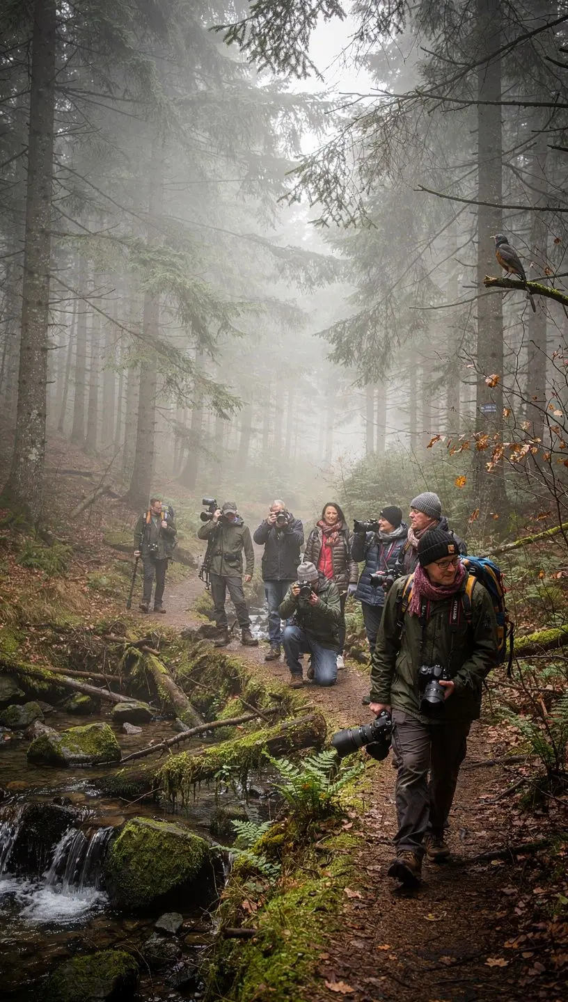 Kreative Fotografie-Session in einem deutschen Schlossgarten mit farbenfrohen Blumen und Architektur.